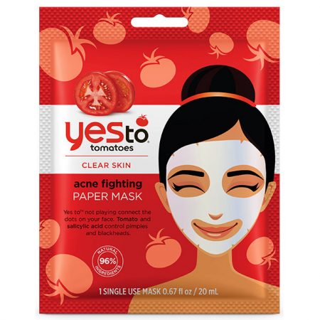 Yes To Tomatoes Acne Fighting Paper Mask – Single Use