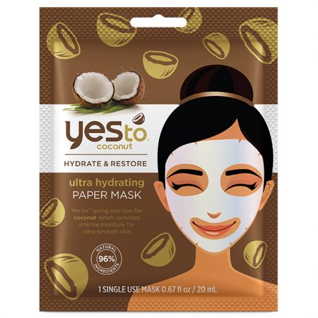 Yes To Coconut Ultra Hydrating Paper Mask – Single Use