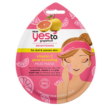 Yes To Grapefruit Vitamin C Glow-boosting Mud Mask – Single Use